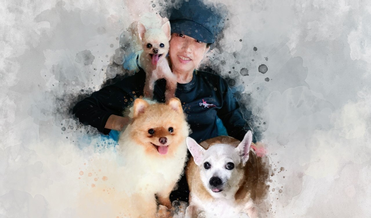 Singapore mobile pet groomer Lexis Tan